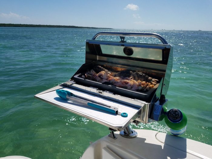 Miami boat rent BBQ