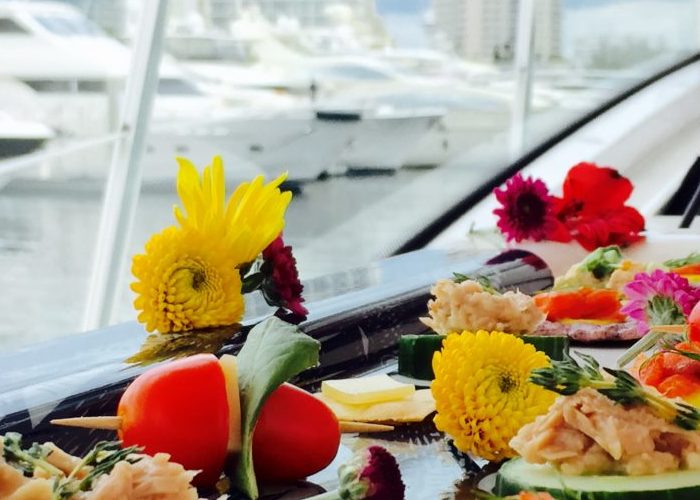 Miami yacht rental catering